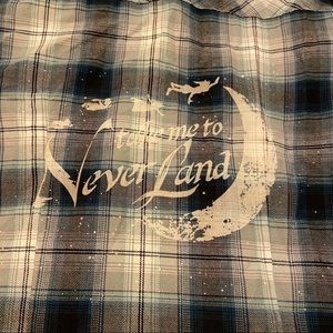 NWOT Disney Peter Pan Flannel
